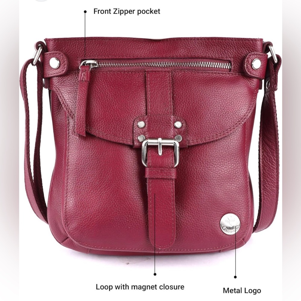 NEW Lederbuck Real Leather Crossbody Handbags & Purses for Women